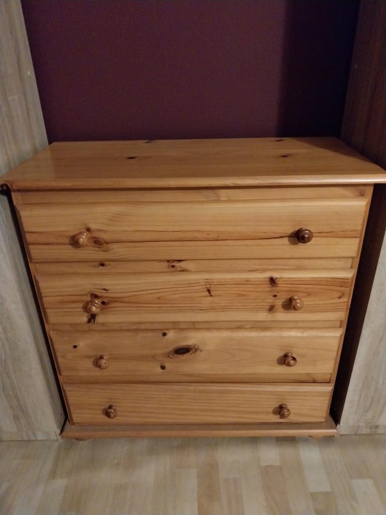 Handgemaakte houten ladekast...., Huis en Inrichting, Ophalen, Nieuw