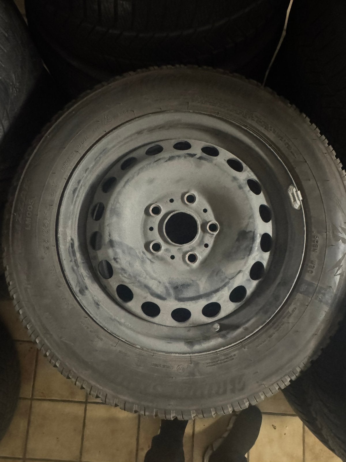 4 ROUES HIVER VW / SEAT / SKODA / AUDI – 15” – BRIDGESTONE, Ophalen, Zo goed als nieuw