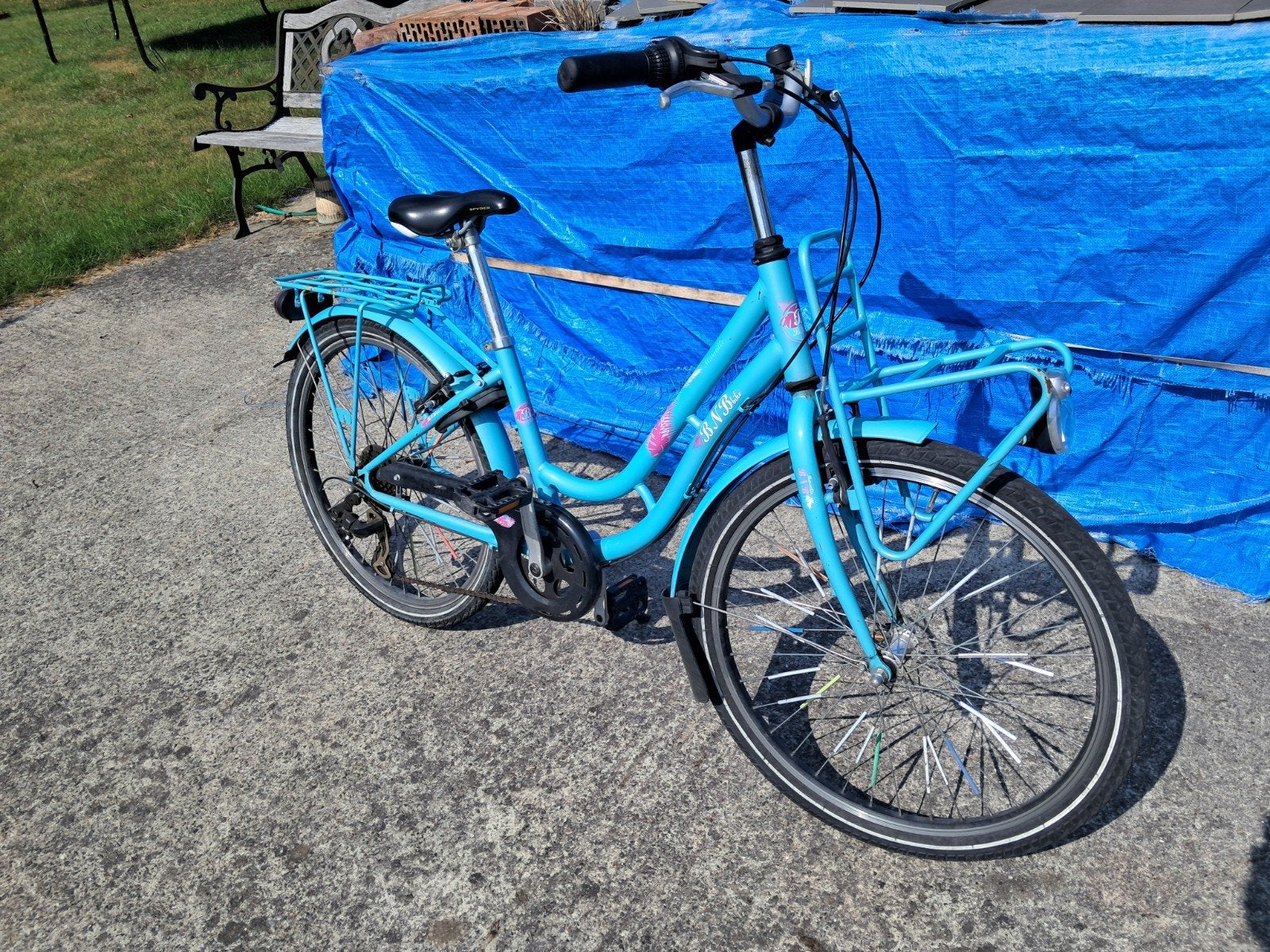 meisjesfiets BNB bike Marseille, Enlèvement