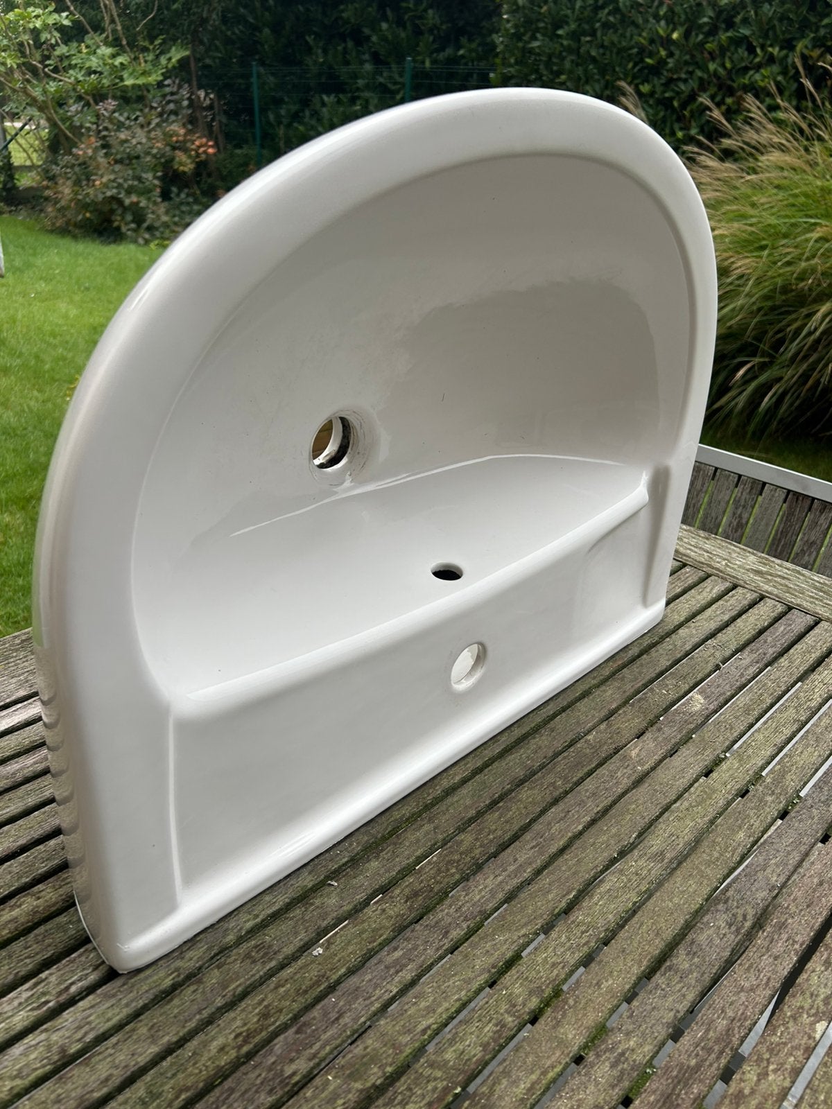 Lavabo wastafel in nieuwstaat voor badkamer, Ophalen, Zo goed als nieuw