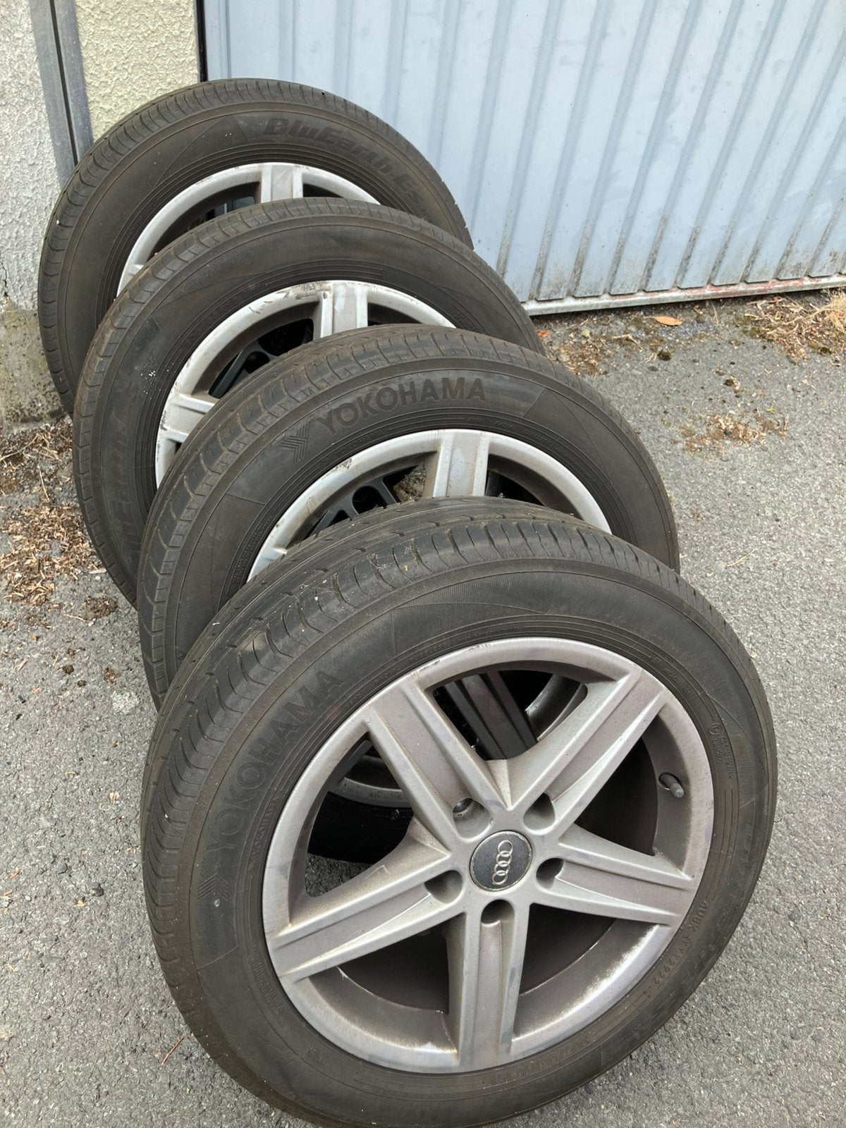 Audi wielset 16inch, Autos : Pièces & Accessoires, Pneus & Jantes, 16 pouces, Véhicule de tourisme, Pneus été, 205 mm