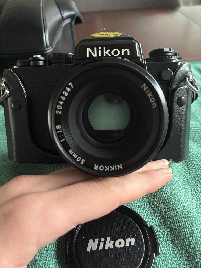 Nikon FE body zwart, Audio, Tv en Foto, Fotocamera's Analoog, Ophalen of Verzenden, Gebruikt, Spiegelreflex, Nikon