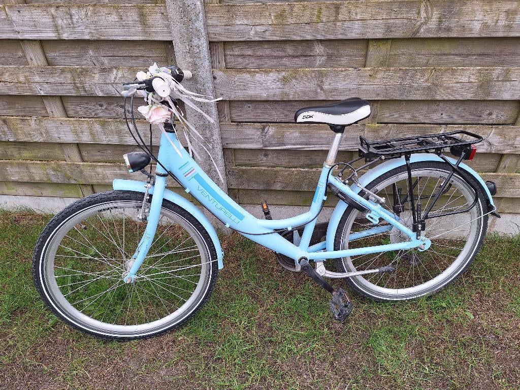 meisjesfiets 7 tot 12 j, Frein sur jante, Comme neuf, Enlèvement, Vitesses