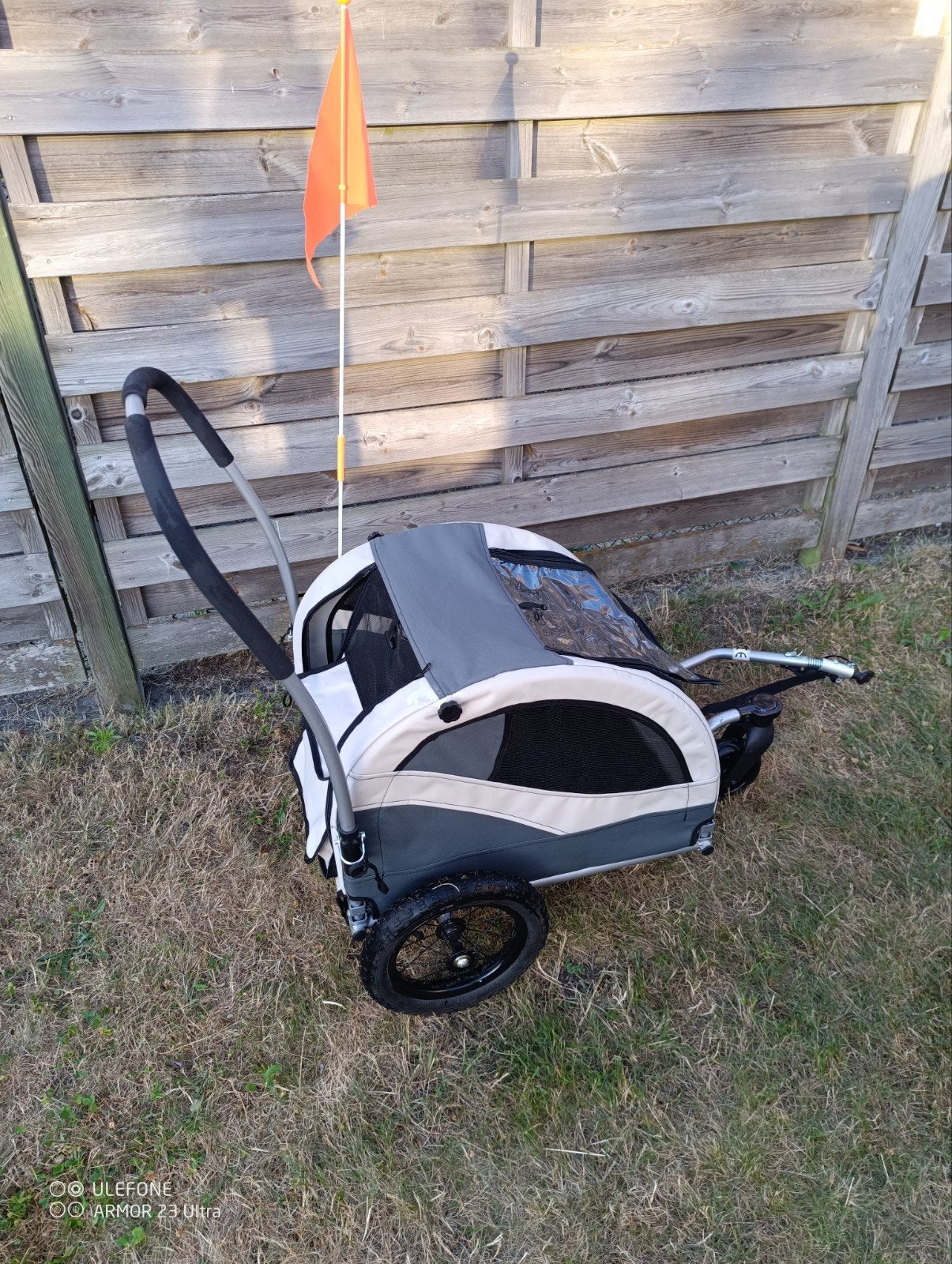 fietsenkar ( buggy)met voorste wiel, Enlèvement, Comme neuf, Remorque pour chien, 20 à 40 kg