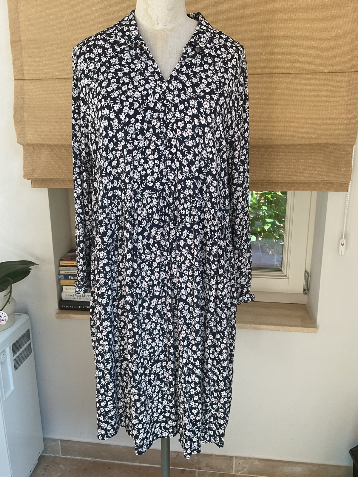 Zomerjurk van Esprit, maat 44, Ophalen of Verzenden, Zo goed als nieuw, Maat 42/44 (L), Wit