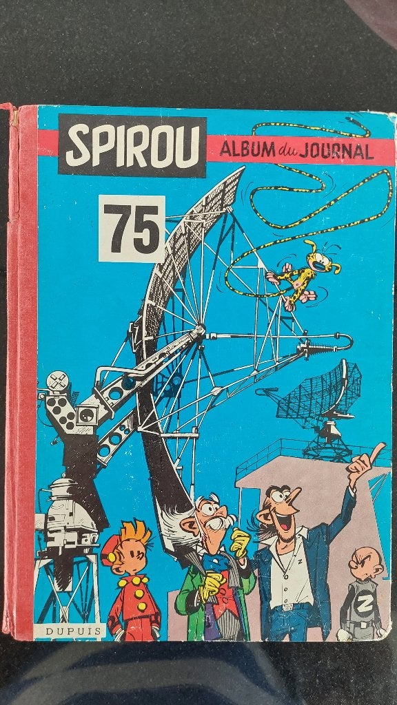 Album du journal Spirou n 75. (Reliure, recueil), Une BD, Enlèvement ou Envoi, Utilisé