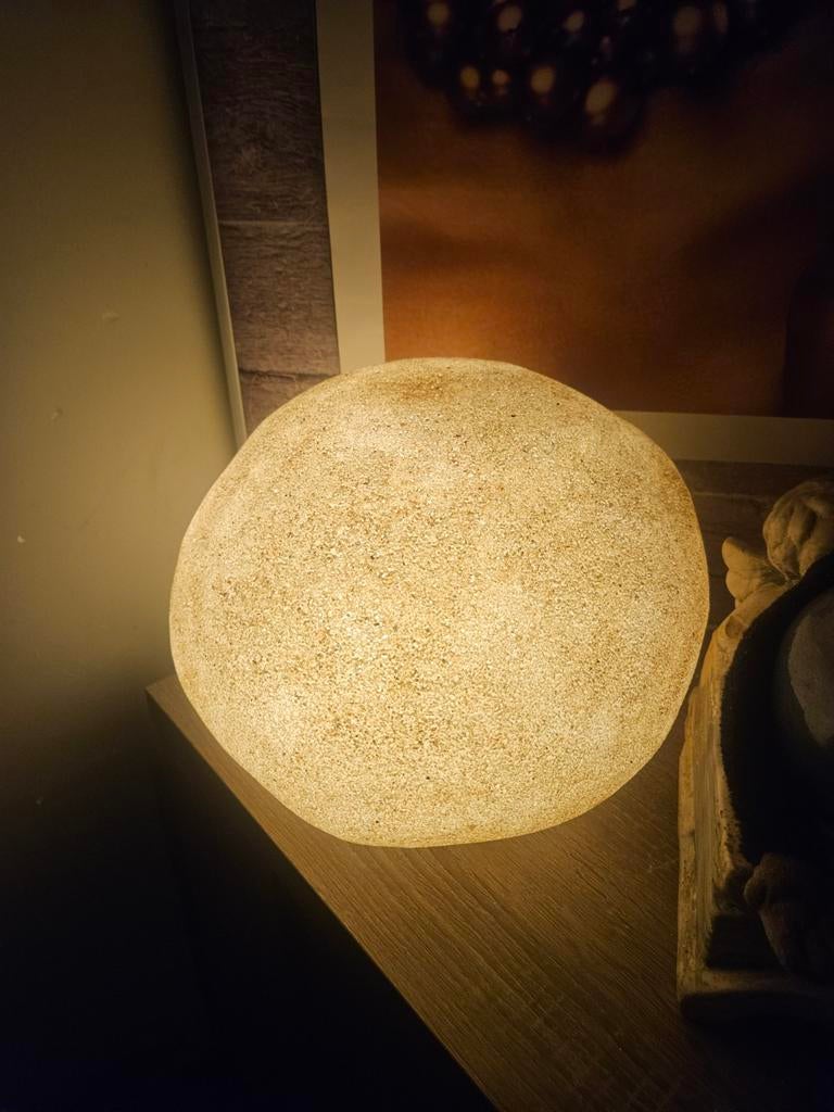 Moonstonelamp "Dora" van André Cazenave, Ophalen