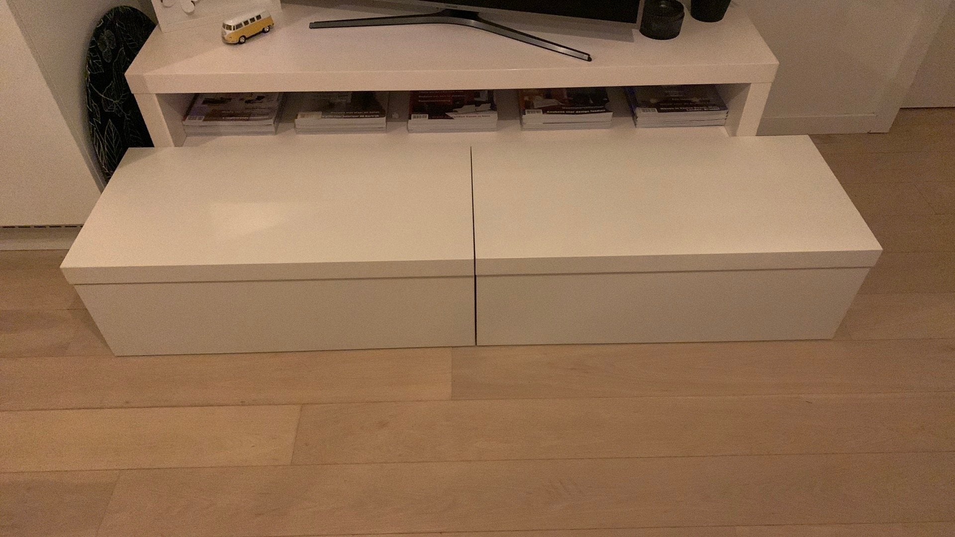 Twee opbergbanken, Ophalen, Gebruikt, Minder dan 50 cm, 75 tot 100 cm