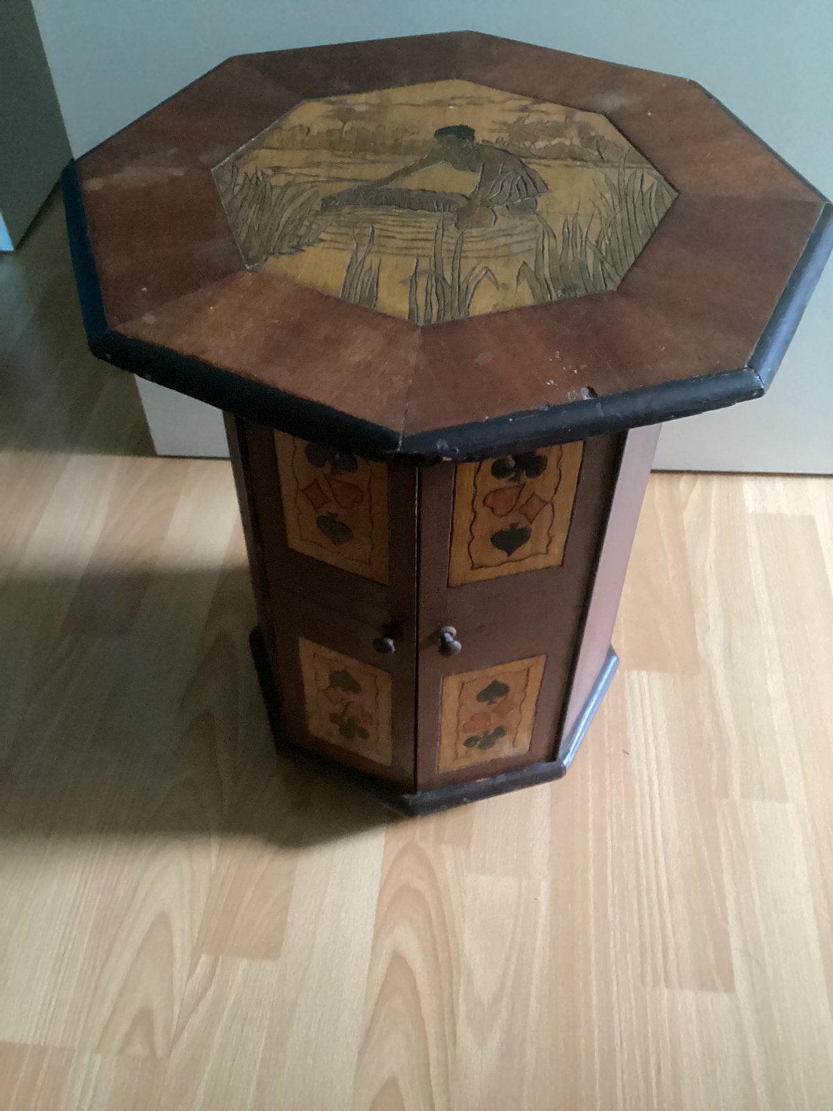 Vintage Kastje Tafeltje, Antiek en Kunst, Antiek | Meubels | Kasten, Ophalen
