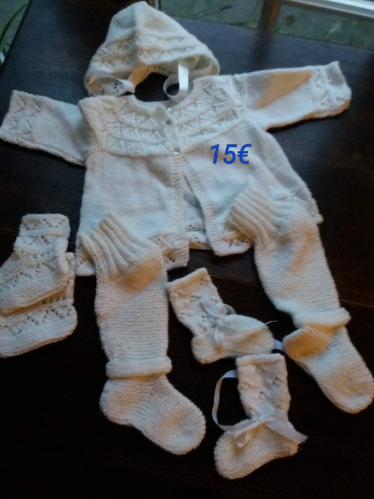 Handgemaakte vintage baby/ poppen outfit, Ophalen of Verzenden