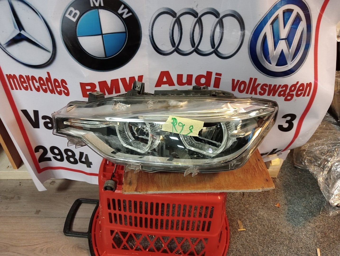 Koplamp BMW 3 Serie F30 F31 LCI Adaptive LED 7419633, Gebruikt, -, -, Ophalen of Verzenden