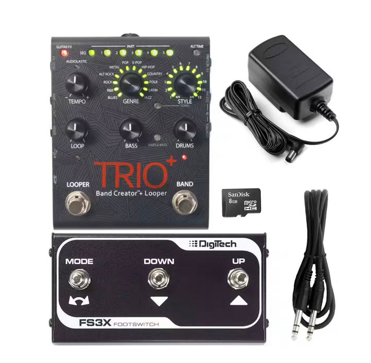 Créateur de bandes Digitech Trio+, looper + footswitch, Musique & Instruments, Enlèvement, Comme neuf