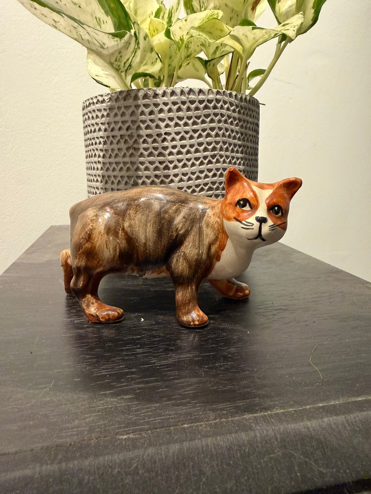 POTERIE RUSHTON ARTWARE DE L'ÎLE DE MAN - CHAT MANNOIS, Enlèvement ou Envoi, Comme neuf, Chien ou Chat, Statue ou Figurine