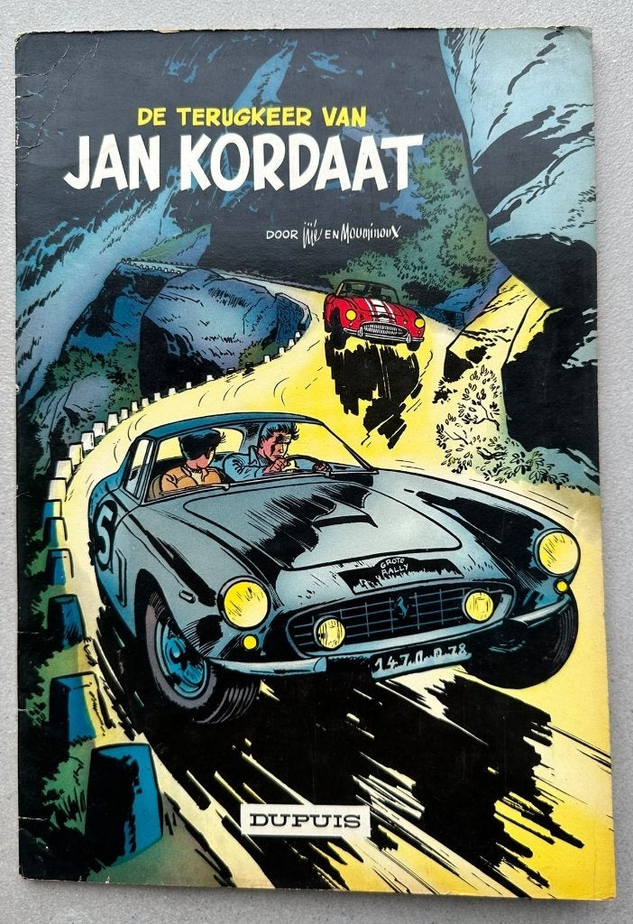 Jan Kordaat, De terugkeer van Jan Kordaat - Eerste druk 1965, Enlèvement ou Envoi, Une BD, Jijé, Utilisé