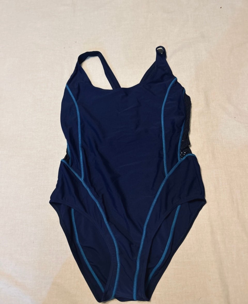 Badpak 38, Ophalen, Nieuw, Blauw, Badpak