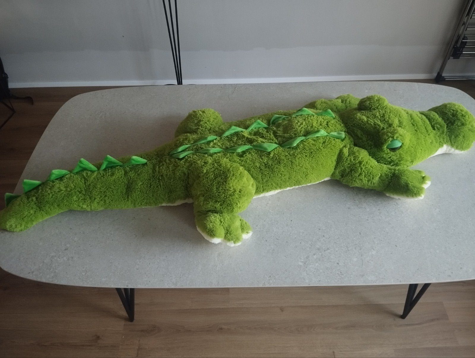 pluche krokodil 1m65, Ophalen