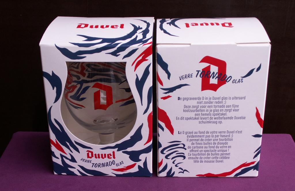 Bierglazen, Duvel, Tornado, collectors glazen., Verzamelen, Ophalen of Verzenden, Nieuw, Bierglas