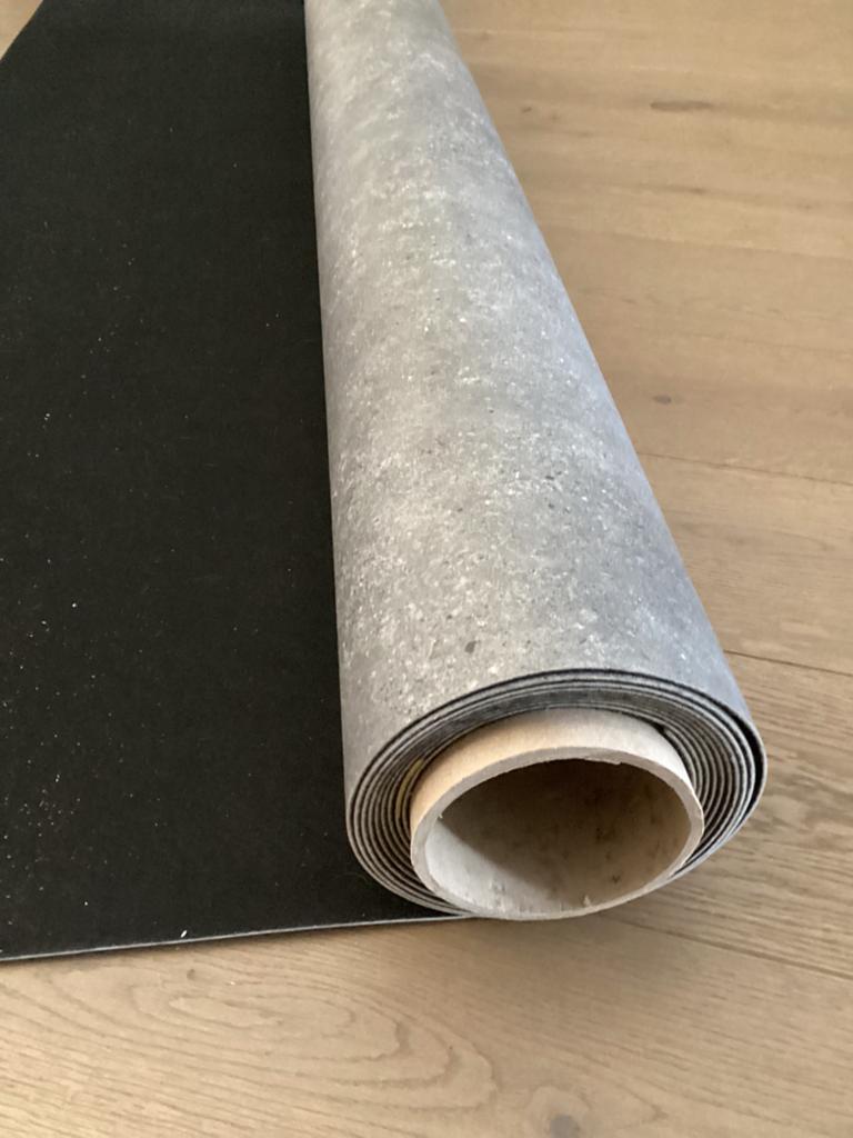 Vinyl vloerbekleding 9.2 m2( betonlook), Ophalen, Zo goed als nieuw