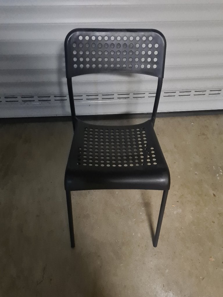 Stoel Ikea Adde, Ophalen of Verzenden, Zo goed als nieuw, Zwart