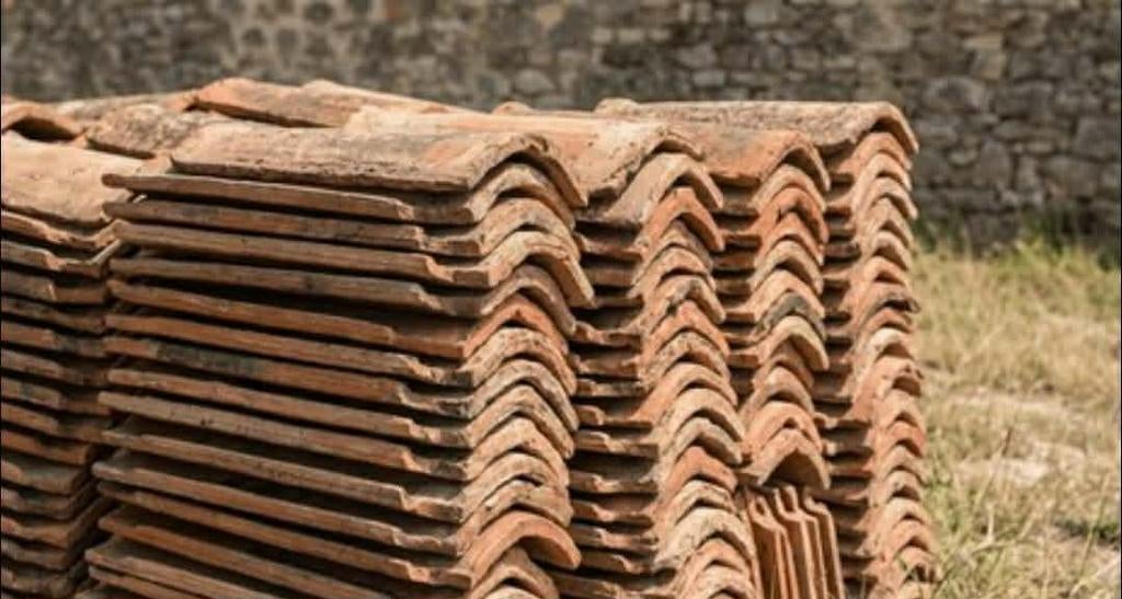 Tuiles., Enlèvement, Utilisé, Autres matériaux, 150 à 200 cm