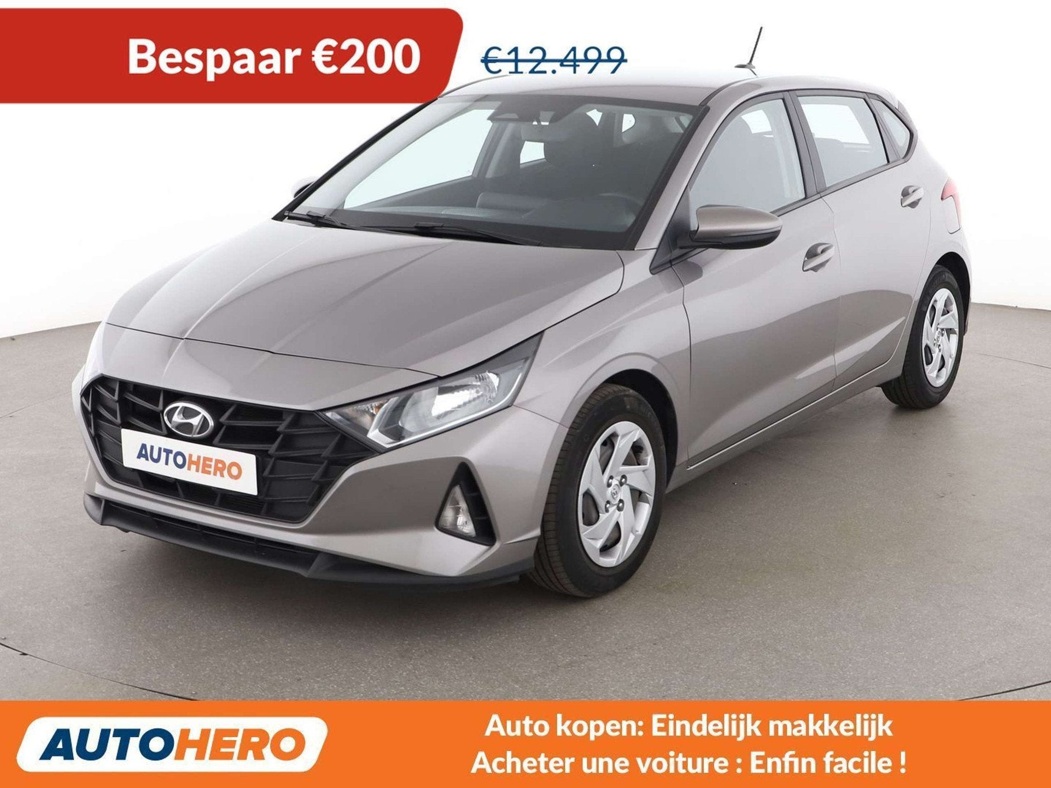 Hyundai i20 1.2 Pure (bj 2022), Gebruikt, 62 kW, 5 deurs, 1198 kg