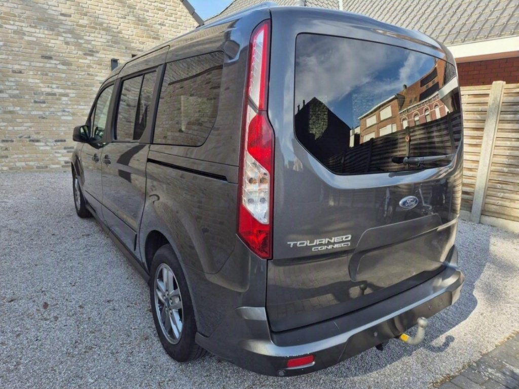 Ford Tourneo Connect 1.5 TDCi Titanium 2021 120 pk 5 plaats, Autos, Ford, Argent ou Gris, Achat, Entretenue par le concessionnaire