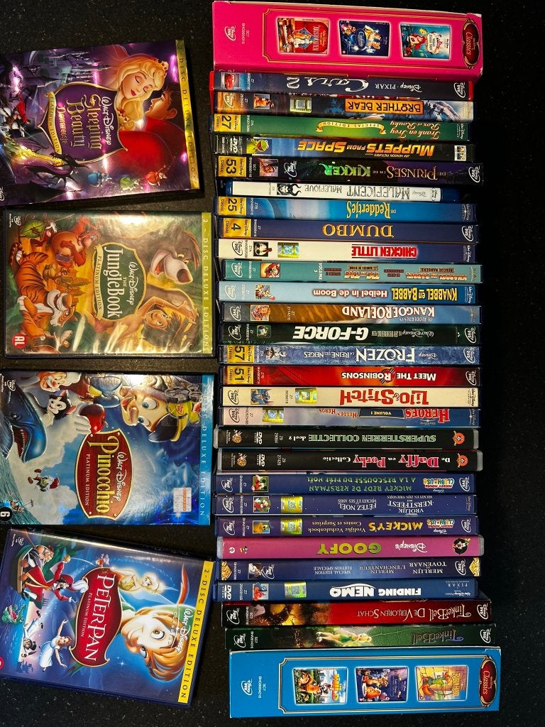 Grote Disney collectie DVD’s Classics, Platinum Editions, Ophalen, Europees, Tekenfilm, Zo goed als nieuw