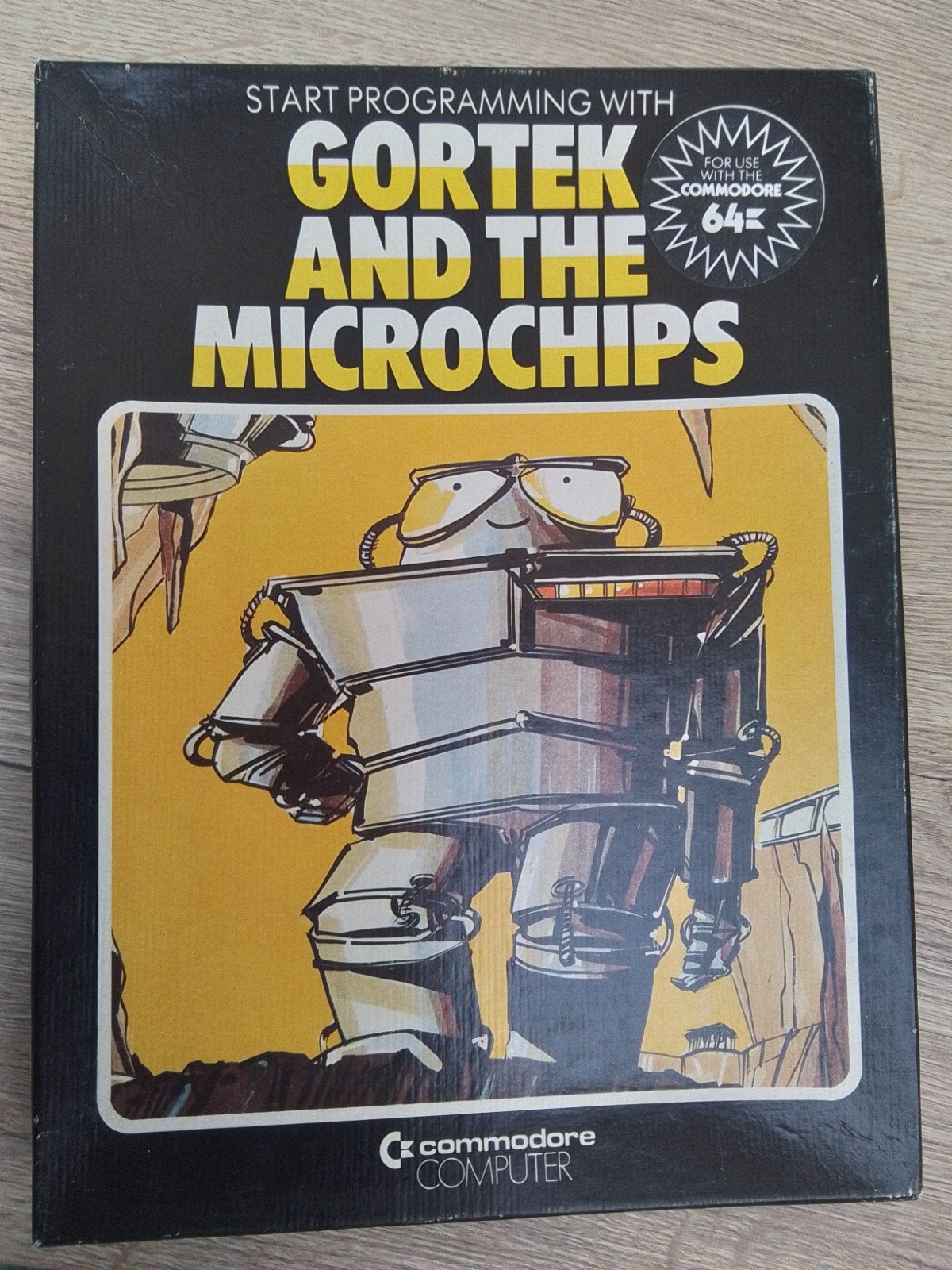 Gortek en de microchips Commodore 64 Vintage volledige set, Computers en Software, Vintage Computers, Ophalen