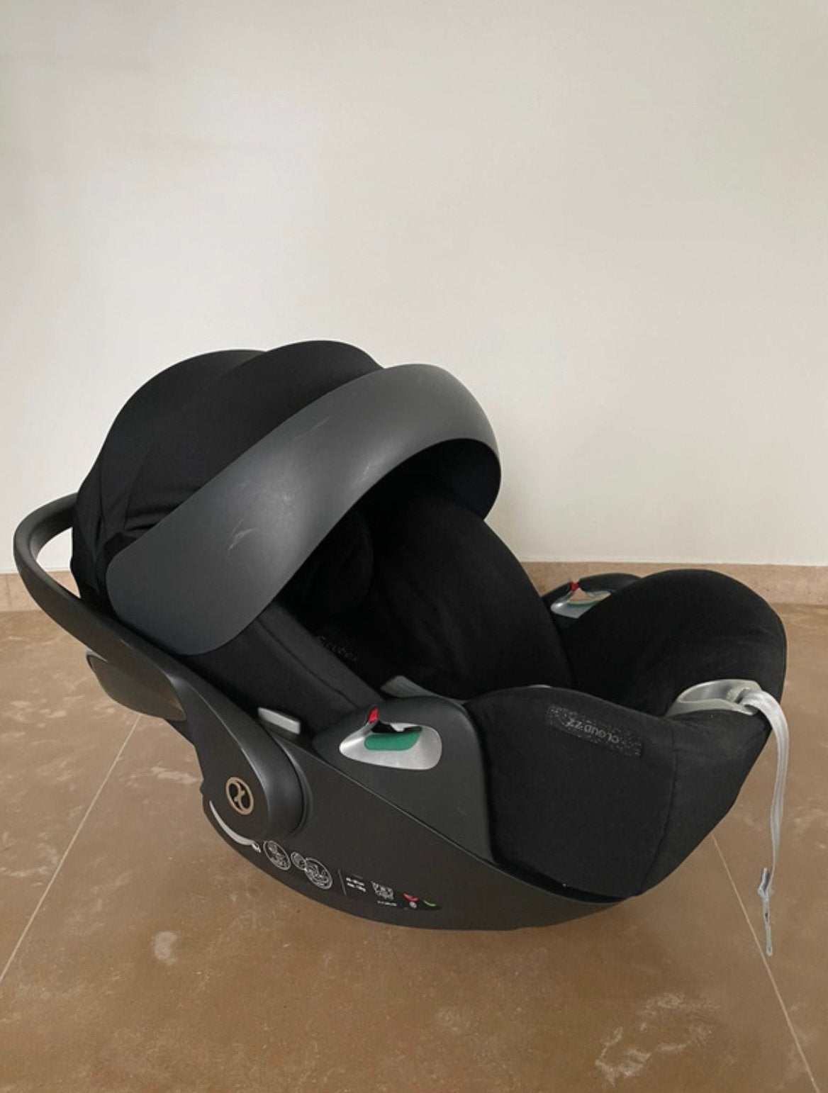 Cybex Cloud Z i-size deep black + 2 hoezen, Kinderen en Baby's, Ophalen of Verzenden, Gebruikt