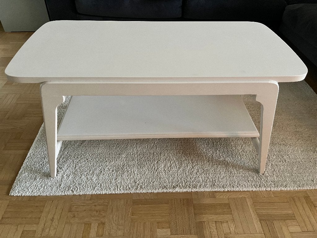 Table basse vintage en teck, Teck, 50 à 100 cm, Vintage jaren '60, Enlèvement
