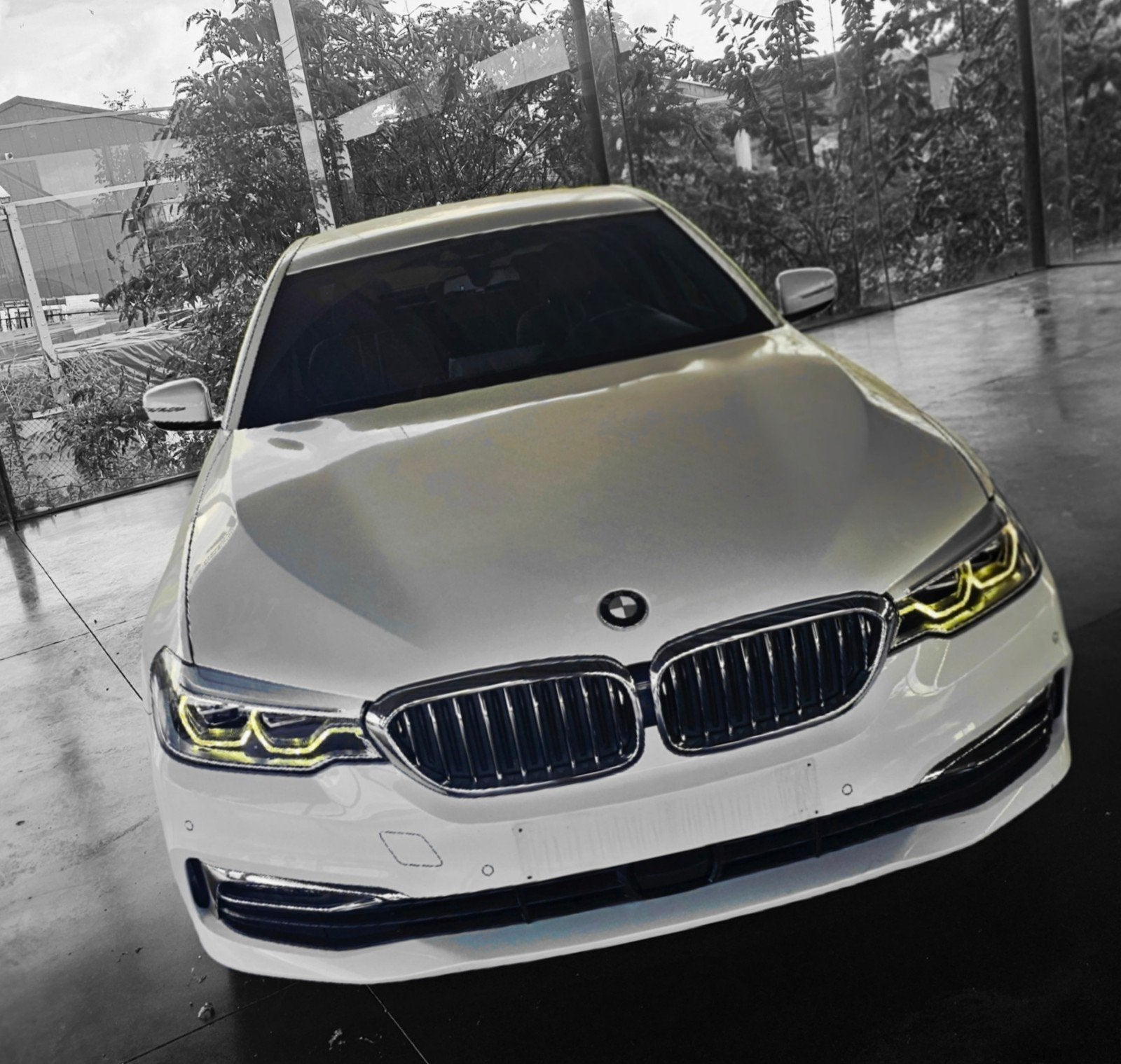BMW 530e luxury line met 85000 kilomètre, 1 jaar garantie, Blauw, Particulier, Blauw, Onderhoudsboekje