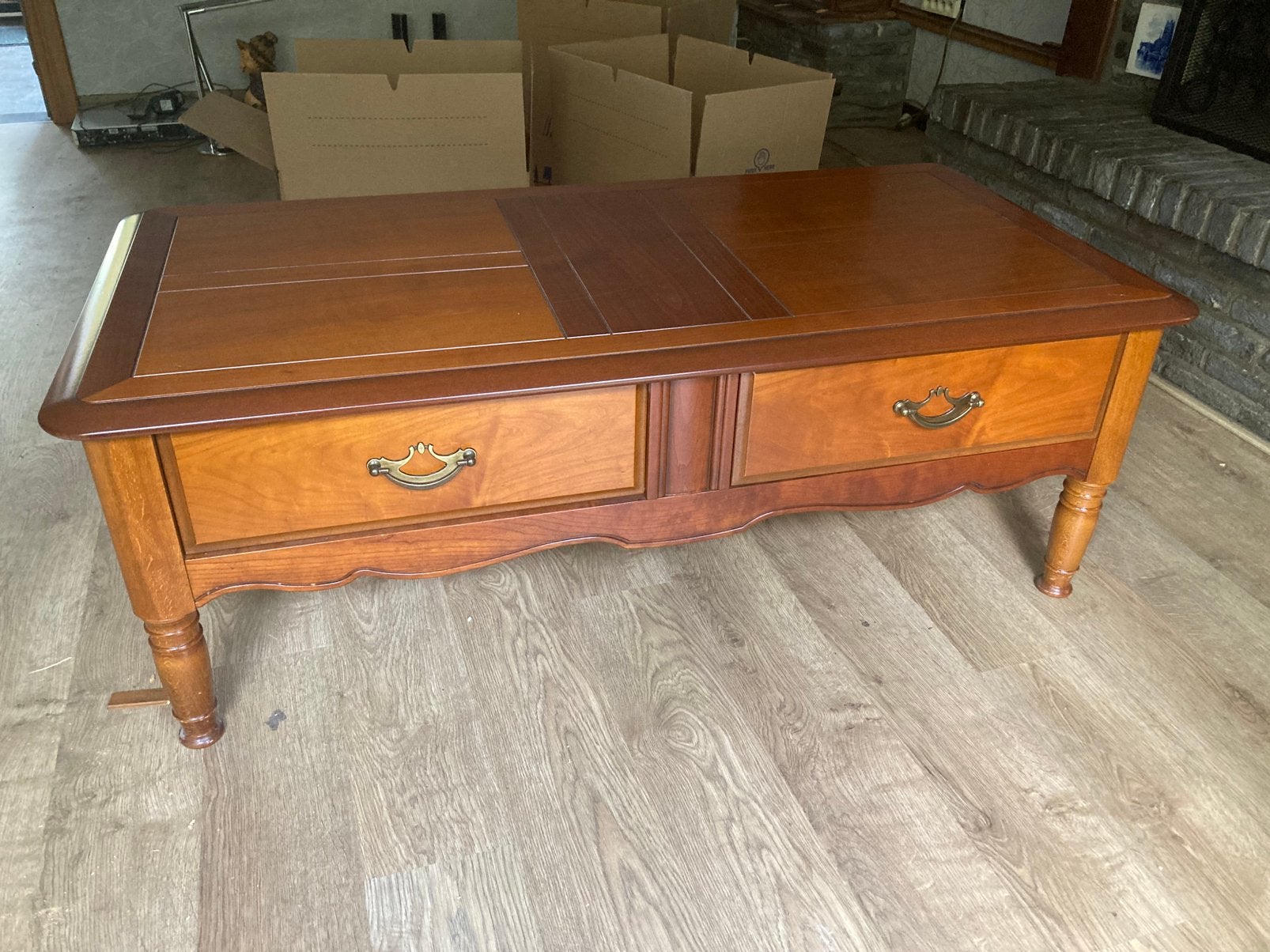 Salontafel, Ophalen, Zo goed als nieuw