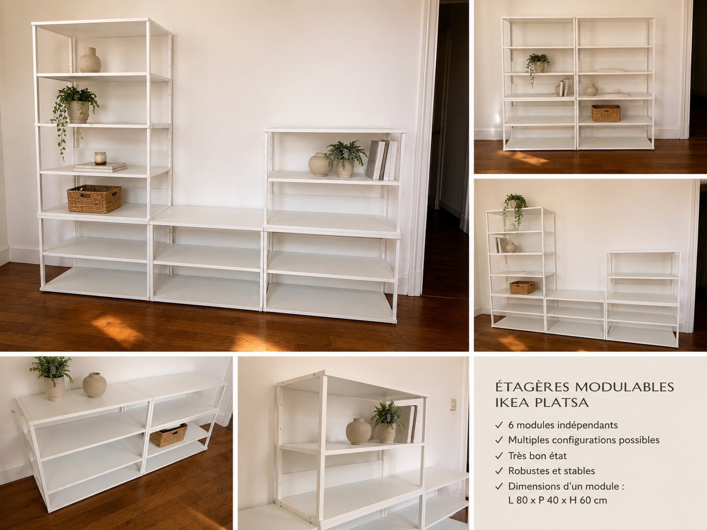 Ensemble IKEA PLATSA, Enlèvement, Utilisé