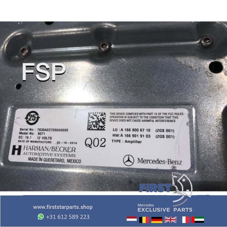 Harman Kardon versterker Mercedes C E Klasse W204 W207 W212, Autos : Divers, Autoradios, Enlèvement ou Envoi, -, -, -