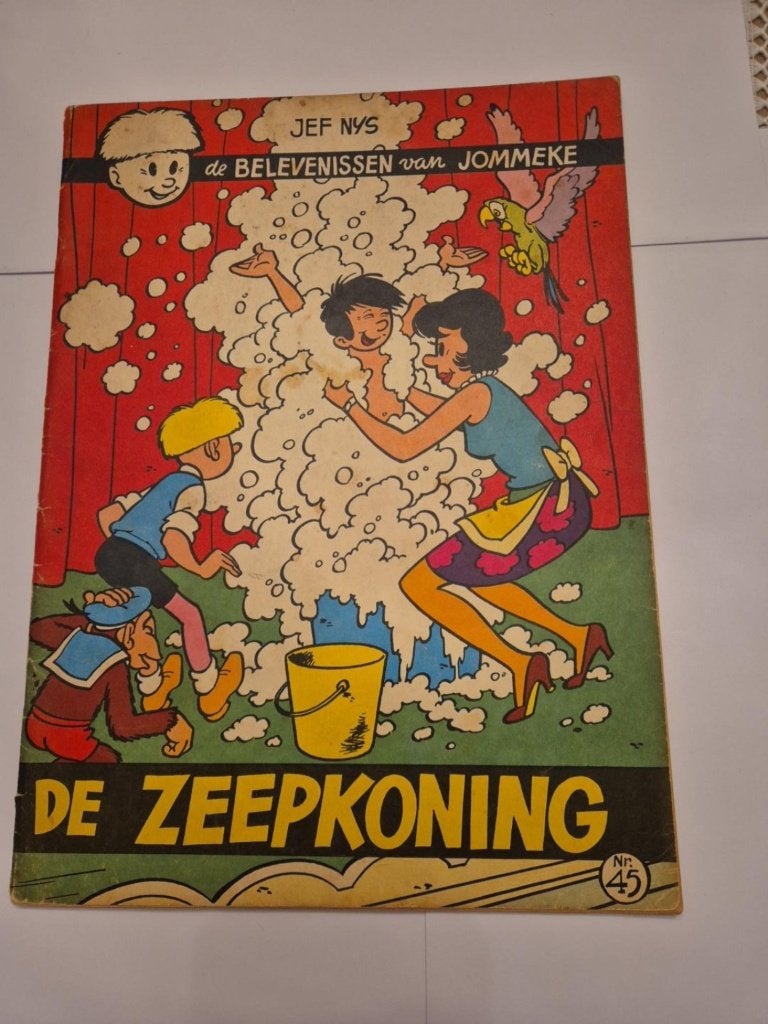 Jommeke nr. 45 – De Zeepkoning, Une BD, Envoi, Utilisé