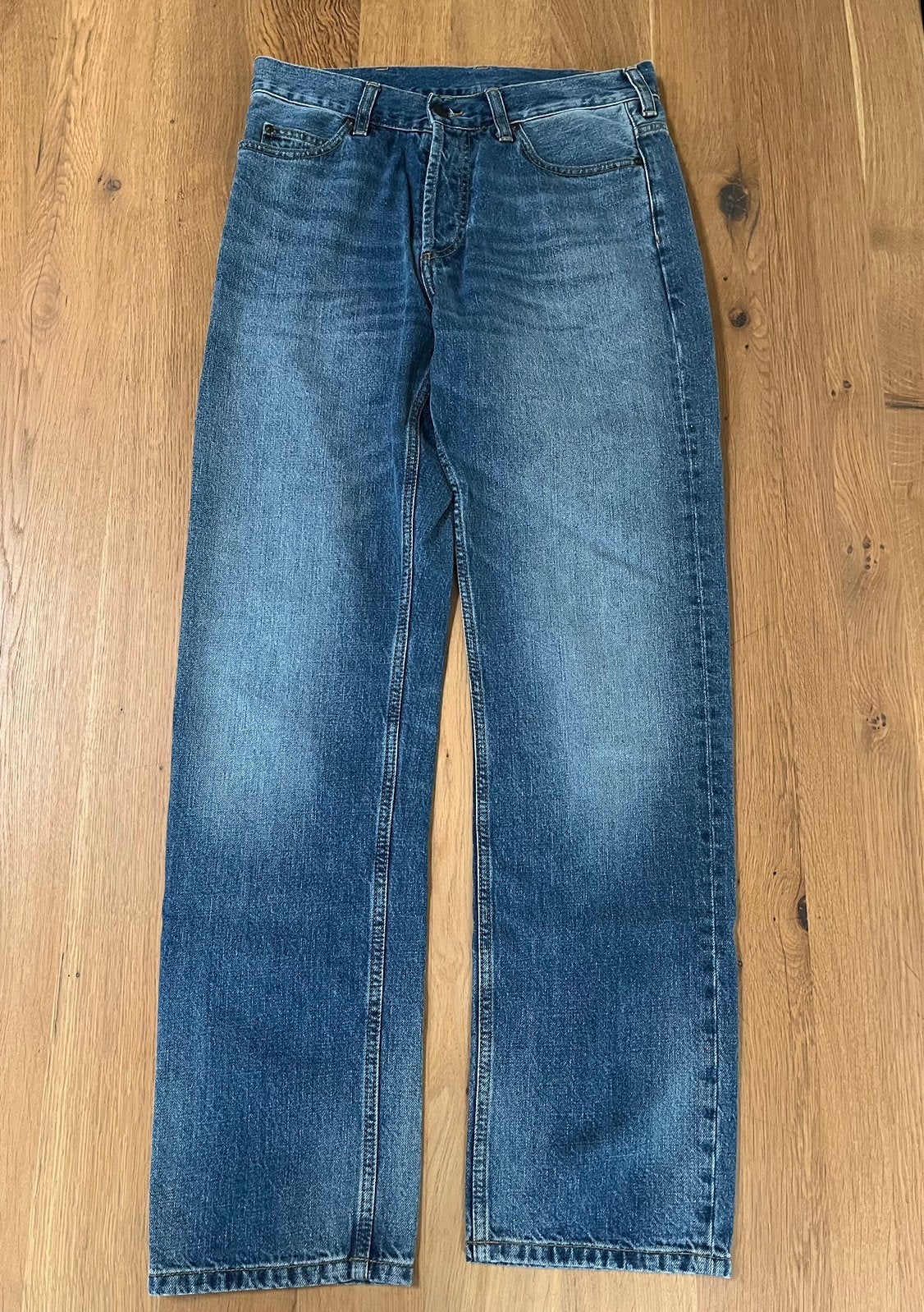 Jeans Carhartt, Kleding | Dames, Ophalen of Verzenden, Zo goed als nieuw, Blauw, W28 - W29 (confectie 36)
