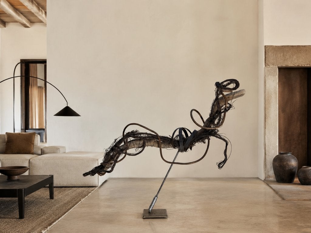 Sculpture en direct de l'artiste, Enlèvement, Sculpture, Signé, Bois