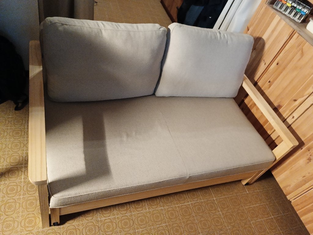 Slaapbank, Queen size, Comme neuf, Enlèvement, 200 cm