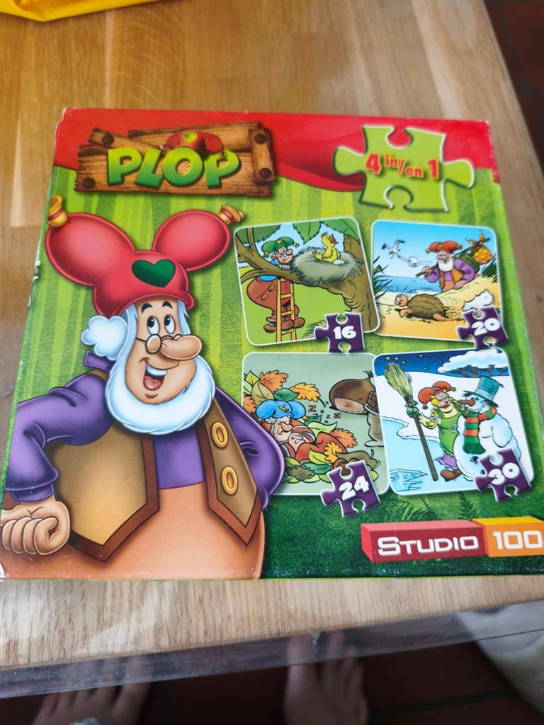 4 mooie puzzel van plop studio 100, Ophalen