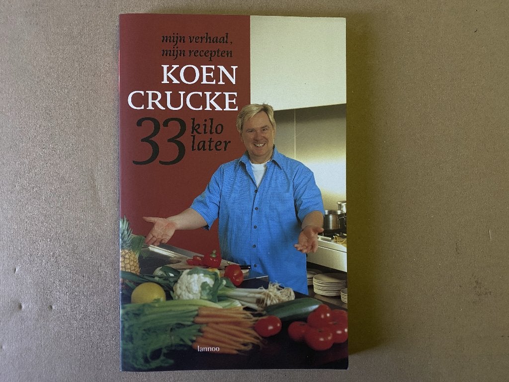 "33 kilo later" Koen Crucke (Mijn verhaal, mijn recepten), Livres, Enlèvement ou Envoi, Comme neuf, Régime et Alimentation