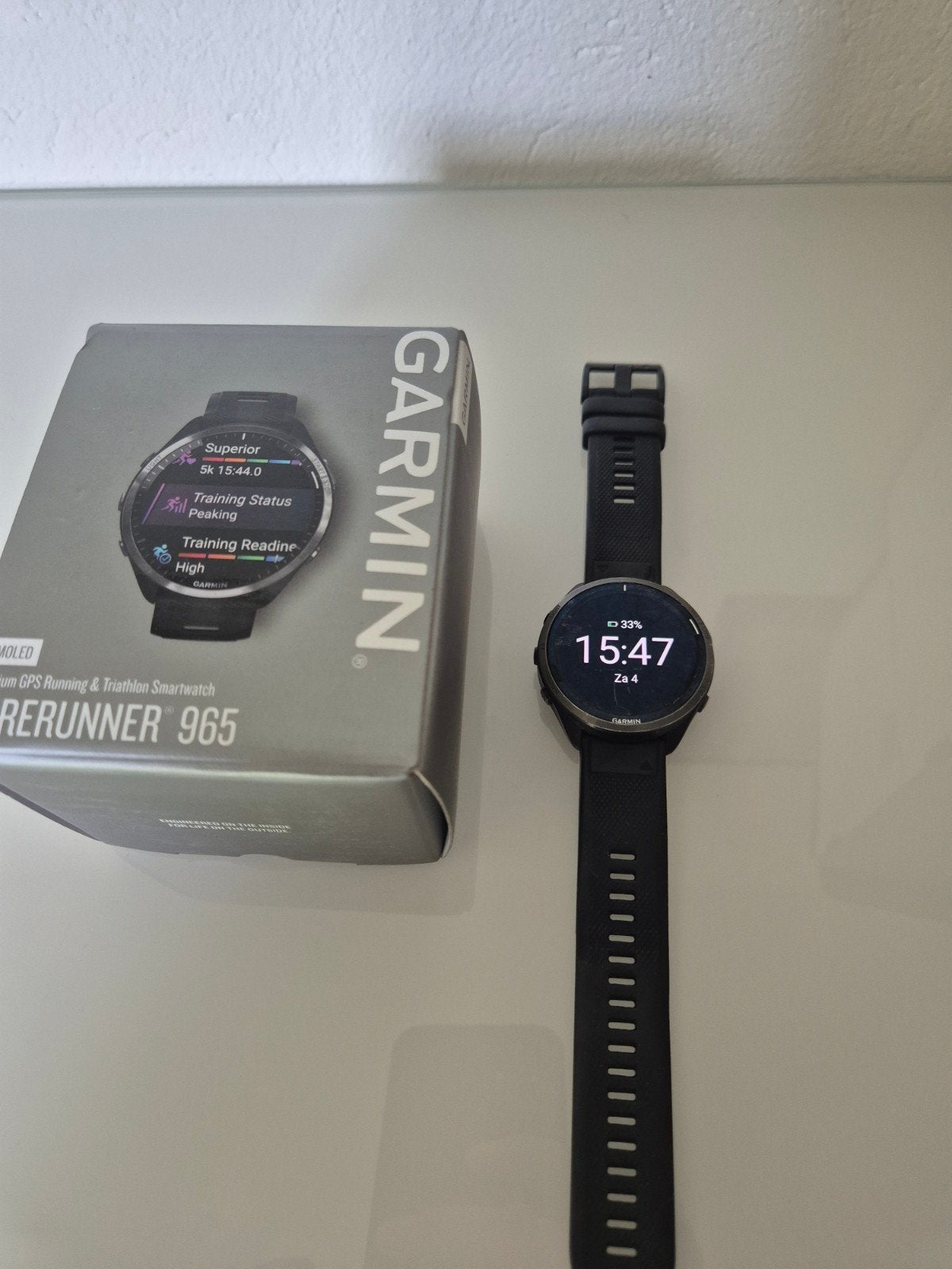 Garmin forerunner 965, Ophalen
