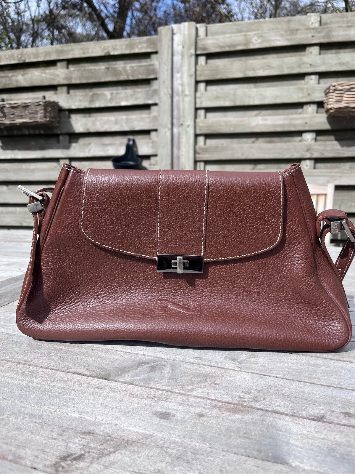Nathan designer handtas, Ophalen, Bruin, Handtas