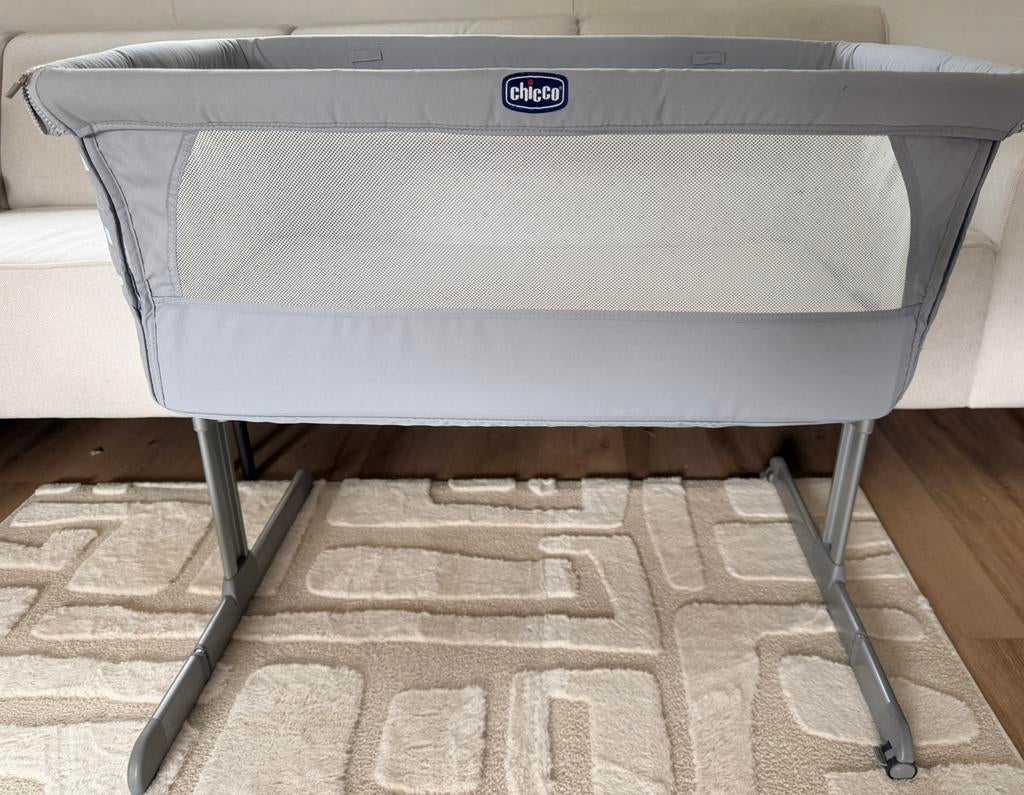 Chicco co-sleeper Next2Me grijs, Ophalen, Zo goed als nieuw