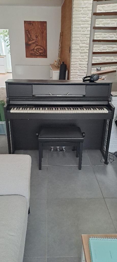 Analoge Piano Roland LX5 CH, Ophalen, Zwart, Digitaal, Zo goed als nieuw