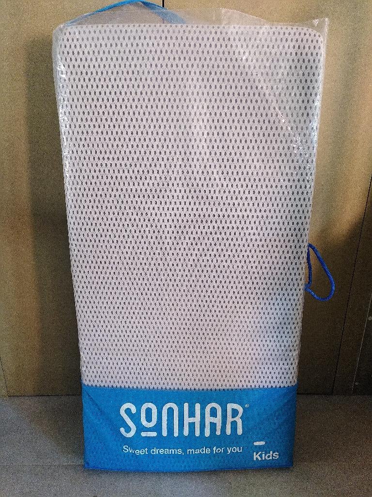 Ademende matras babybed (60x120cm), Kinderen en Baby's, Ophalen, Gebruikt, Ledikant