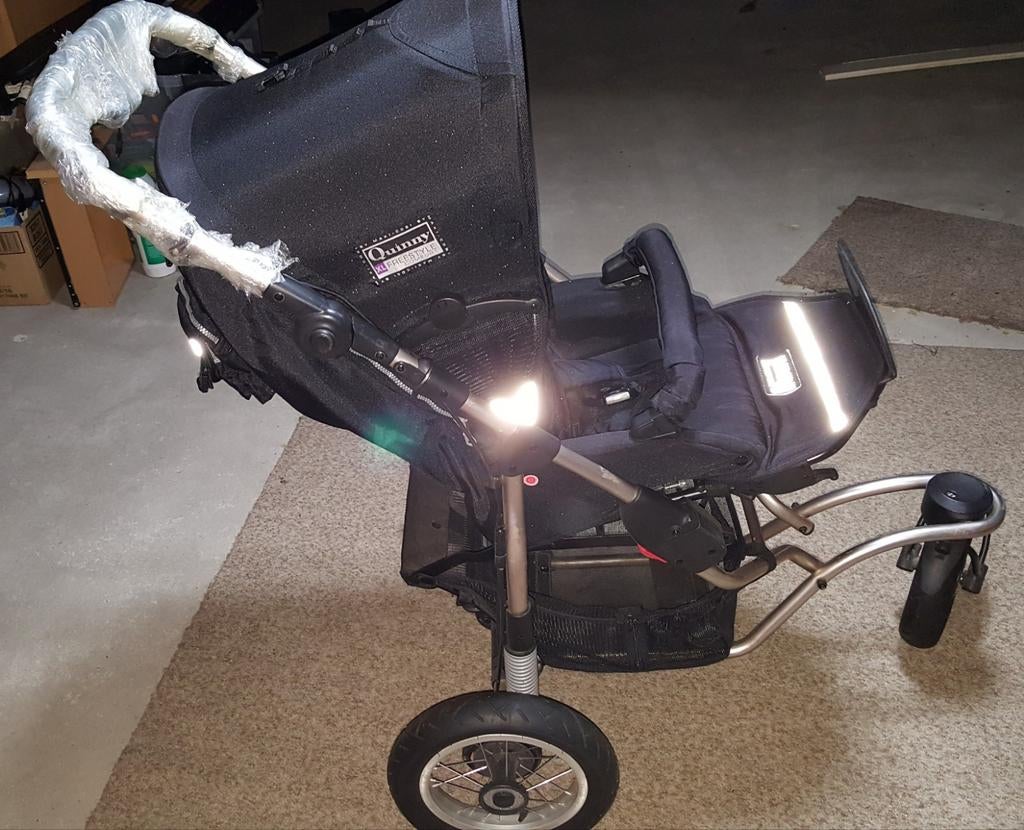 Quinny XL Freestyle Comfort 3 en 1, Poussette combi, Pneus, Enlèvement, Comme neuf