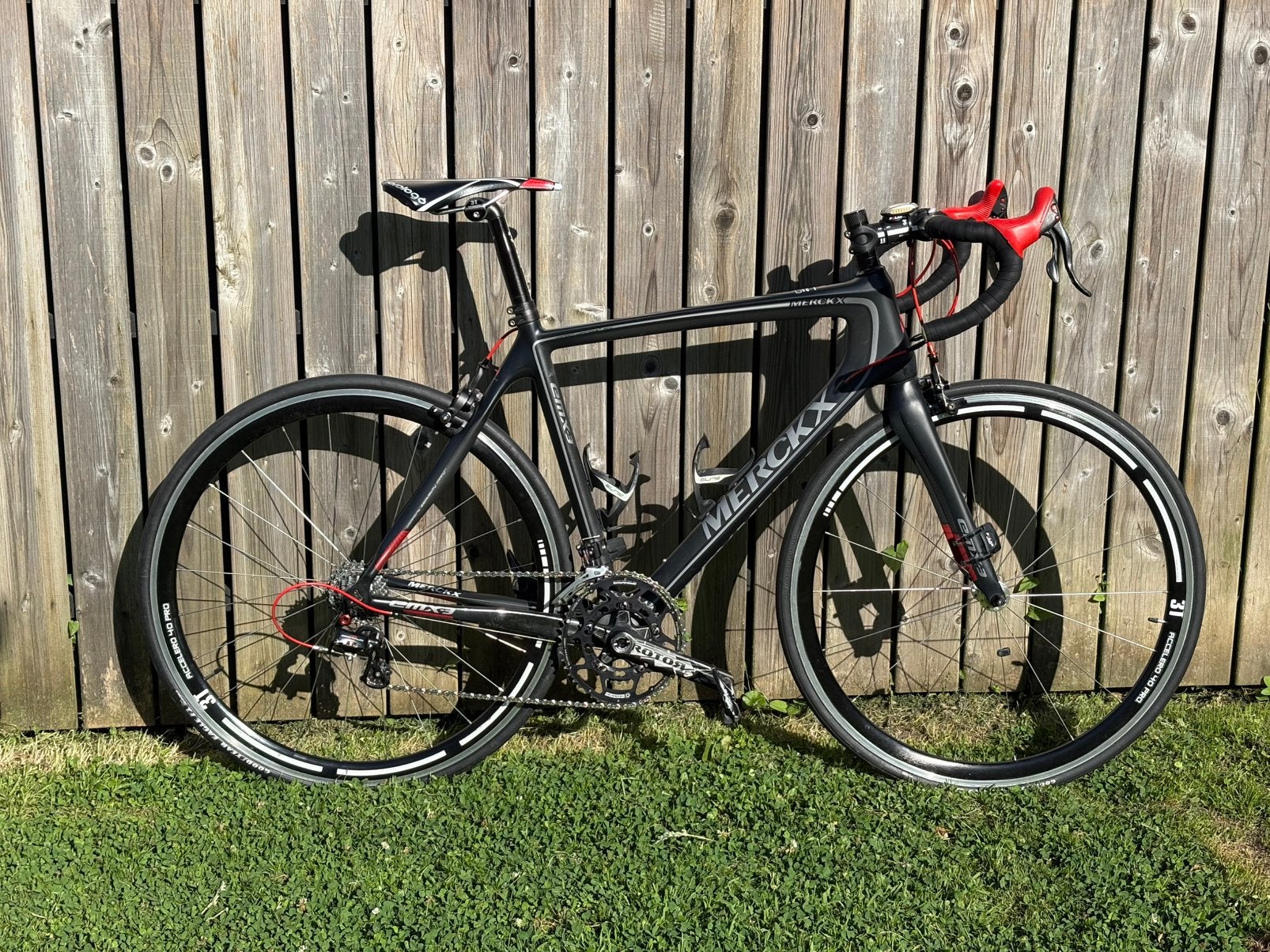 Eddy Merckx EMX-3 Carbone taille 55 Campagnolo Rotor, Fietsen en Brommers, Fietsen | Racefietsen, Zo goed als nieuw, Heren, Overige merken