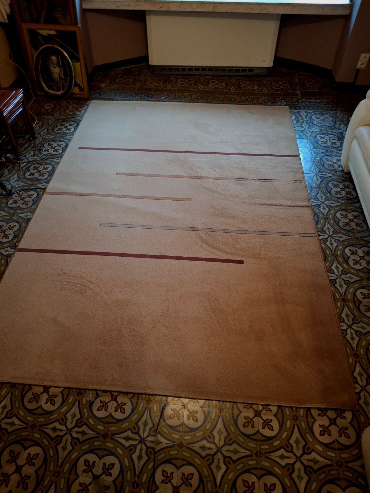 Magnifique tapis Ragolle belge (laine de Nouvelle-Zélande), Neuf, Beige, Design, Enlèvement