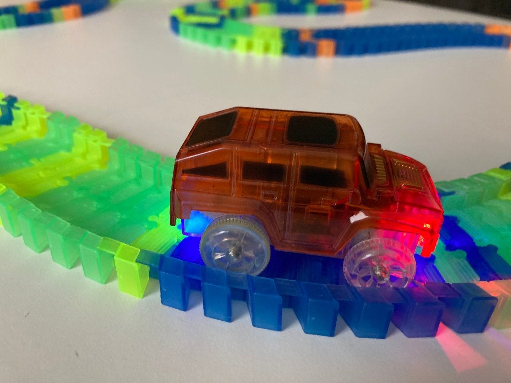 Circuit de voiture lumineuse pour enfant (facile à monter), Électrique, Enlèvement, À monter soi-même, Circuit