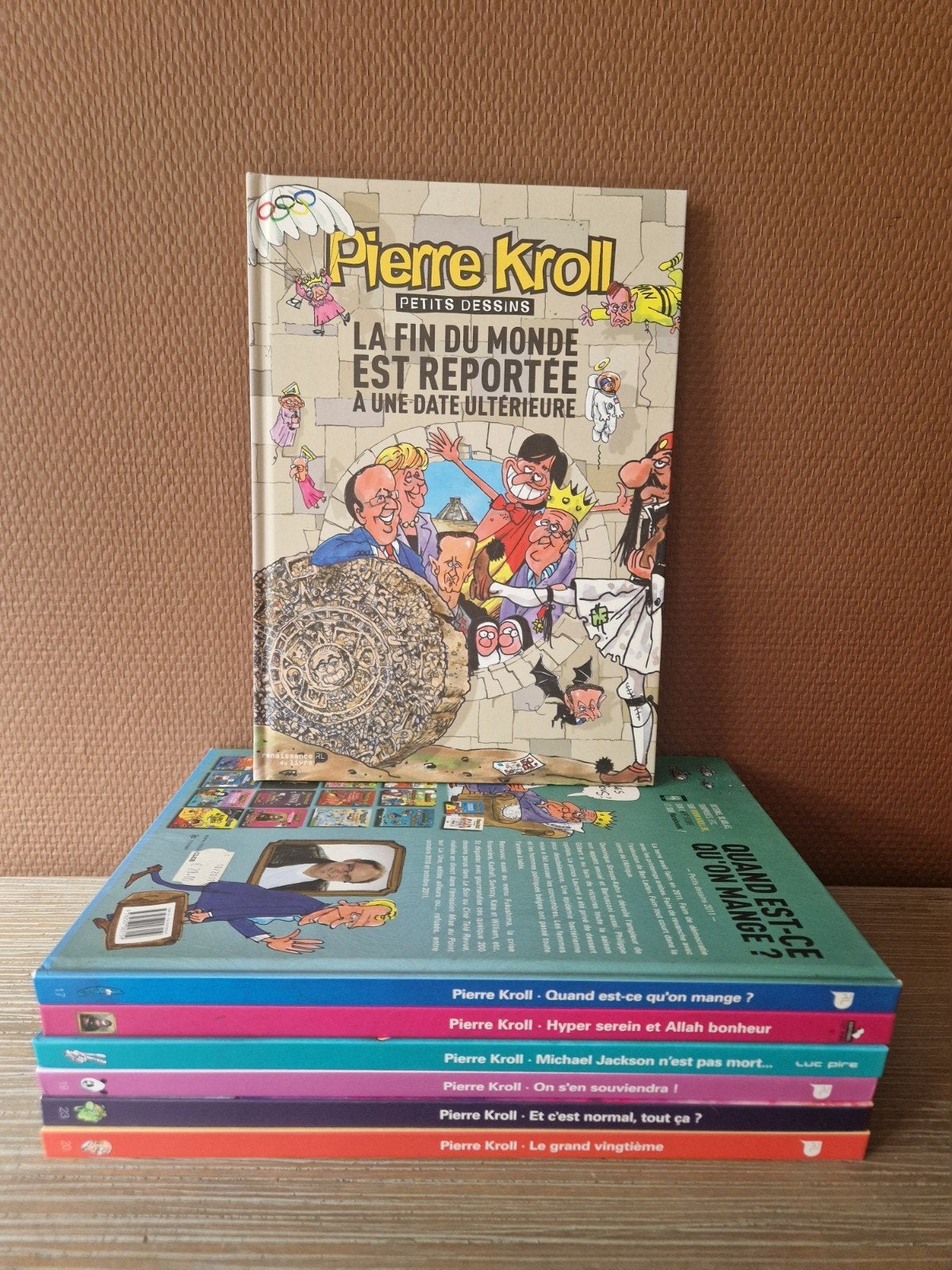 Lot de 7 bd pierre kroll, Livres, Enlèvement ou Envoi